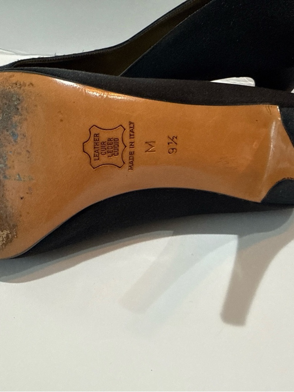 Yves Saint Laurent Black Pointed Toe Pumps 9.5 - Picture 7 of 14